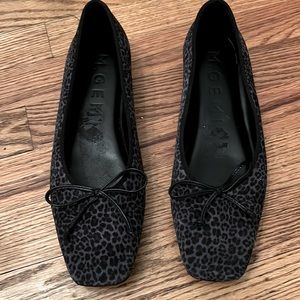 M. Gemi black suede flats